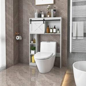 Toilettenschrank BA7825 Weiß