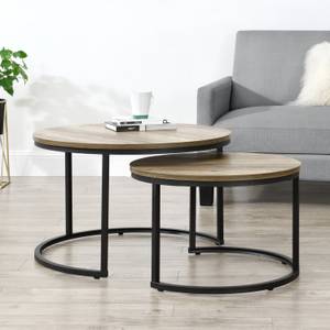 Set de 2 tables basses Christchurch 74 x 47 x 74 cm