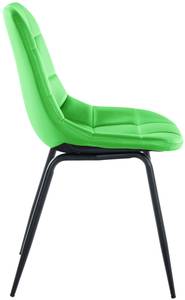 chaise salle à manger Tom Lot de 2 Vert - Cuir synthétique - 46 x 82 x 52 cm