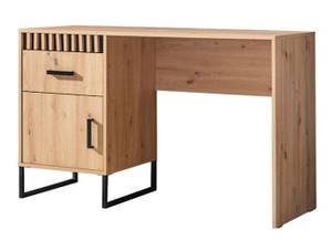 Schreibtisch LAMELIX Braun - Holzwerkstoff - 135 x 83 x 50 cm