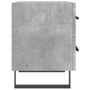 Nachttisch mit Schubladen Grau - Holzwerkstoff - 35 x 48 x 40 cm