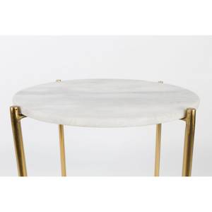 Table d'appoint Timpa Marbre / Fer - Blanc