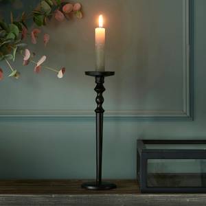 RM Warrington Candle Leuchter Schwarz - Metall - 11 x 36 x 11 cm