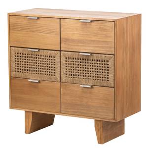 Commode MALAGA Marron - Bois massif - 75 x 78 x 35 cm