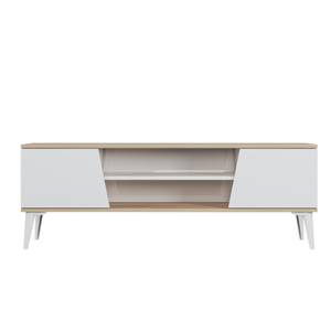 TV-Schrank Marelli Weiß - Holzwerkstoff - 150 x 54 x 35 cm