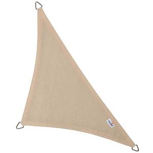 Voile d'ombrage triangulaire Coolfit crè Blanc - 570 x 1 x 400 cm