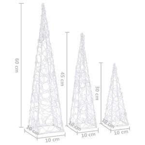 Lichtkegel (3er Set) 3009780-2 Cremeweiß - Anzahl Teile im Set: 3