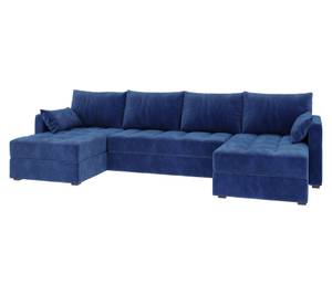 Ecksofa mit Schlaffunktion HOT-U Blau