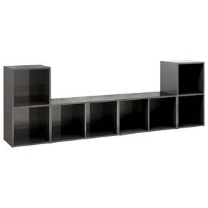 TV-Schrank(4er Set) 3007963 Grau - Holzwerkstoff - 72 x 37 x 35 cm