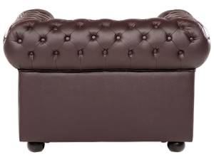 Fauteuil CHESTERFIELD Marron - 108 x 70 x 77 cm