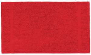 Handtuch rot 50x100 cm Frottee Rot - Textil - 50 x 1 x 100 cm
