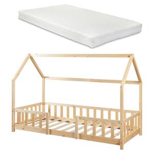 Lit d'enfant Sisimiut avec Matelas Beige - 206 x 140 x 96 cm