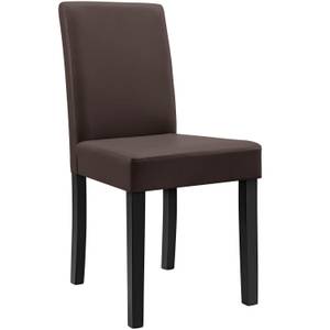 Lot de 8 Chaises rembourées Marron