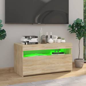 TV-Schrank mit LED-Leuchten D776 Eiche Sonoma Dekor