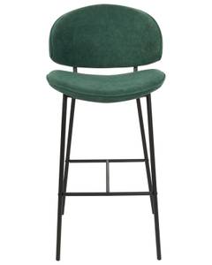 Tabouret de bar KIANA Noir - Vert foncé - Vert