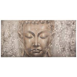 Gemalte Leinwand BOUDDHA Papier - 3 x 58 x 118 cm