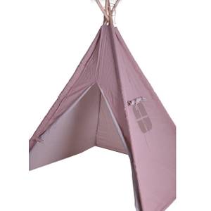 TIPI Kinderzelt, 103x103x160 cm Pink - Textil - 103 x 160 x 103 cm