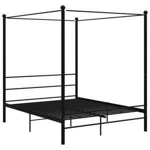 Cadre de lit 3009313 Noir - Largeur : 166 cm