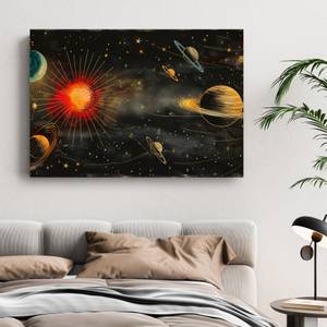 Bild Retro Planet XVIII 70 x 50 cm