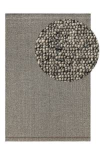 Wollteppich Imke Grau - 200 x 1 x 300 cm