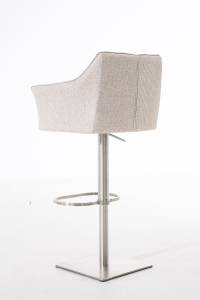 Barhocker Damaso Beige - Silber