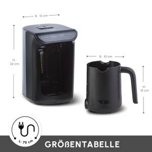 Türkische Kaffeemaschine Hatir Roast Hochglanz Schwarz