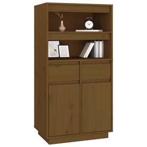 Highboard DE7689 Massivholz - 40 x 117 x 60 cm