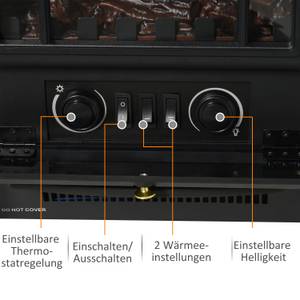 Elektrokamin 820-039 Braun - Metall - 28 x 54 x 45 cm