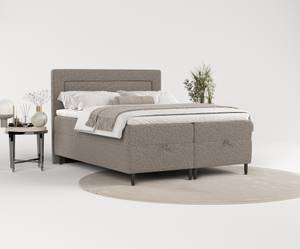 Boxspringbett Nea Braun - Breite: 140 cm