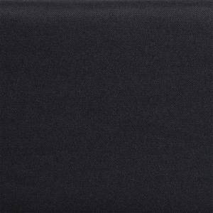 Lit double NIZZA 140x190 cm Noir - Textile - 152 x 30 x 207 cm