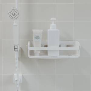 Badezimmer-Ablagefach "Flex" Weiß - Kunststoff - 13 x 4 x 5 cm