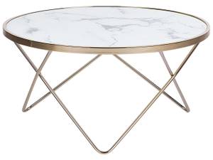 Table basse MERIDIAN Doré - Gris - Blanc