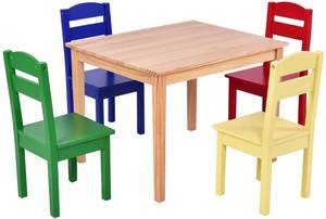 5 TLG. Kindersitzgruppe Holzwerkstoff - 56 x 48 x 66 cm