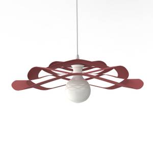 Suspension Kami Rouge - Abat-jour diamètre : 60 cm