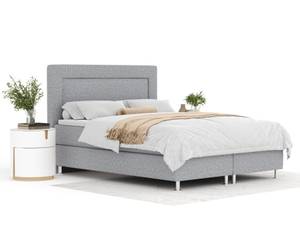 Boxspringbett Laguno Grau - Breite: 160 cm