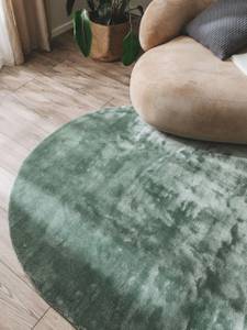 Tapis en viscose ovale Nela Vert clair