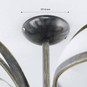 Deckenleuchte KORFU Glas - Metall - 64 x 28 x 31 cm