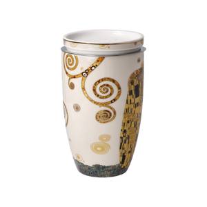 Teetasse Gustav Klimt  Der Kuss Porzellan - 8 x 14 x 12 cm