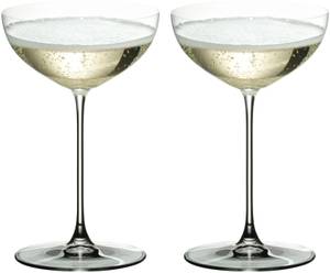 Cocktail Glas Veritas 2er Set Glas - 2 x 17 x 11 cm