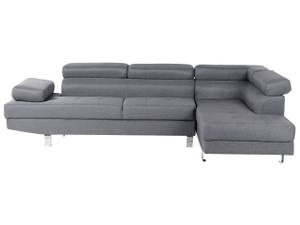 Ecksofa NORREA Grau - Silber