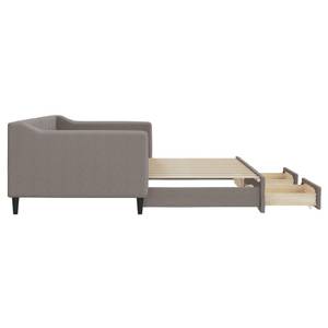 Lit de jour avec Lit gigogne 3030076-6 Taupe