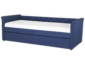 Lit gigogne LIBOURNE Bleu - Bleu marine - 220 x 184 cm