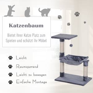 Katzenbaum D30-215GY Grau - Holzwerkstoff - 36 x 70 x 50 cm