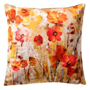 Coussin décoratif Brooke Jaune - Textile - 45 x 45 x 45 cm