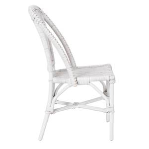 Stuhl SELVA Weiß - Rattan - 48 x 90 x 54 cm