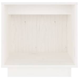 Nachttisch DE123 Weiß - Massivholz - 30 x 40 x 40 cm