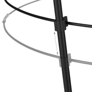 Schwarze Rankhilfe im 6er Set 76 cm Schwarz - Metall - Kunststoff - 28 x 76 x 28 cm