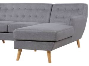 3-Sitzer Sofa MOTALA Grau - Hellgrau - Eiche Hell