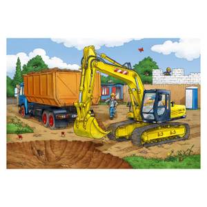 Schmidt   Baggerpuzzle 40 Teile Papier - 25 x 5 x 35 cm