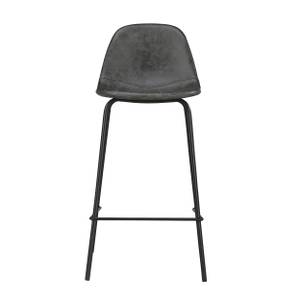 Tabouret de bar Henrik (Lot de 2) Noir